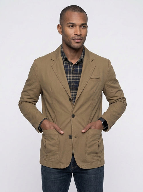 Koltee | Men's Button Up Lapel Collar Blazer Formal Casual Jacket