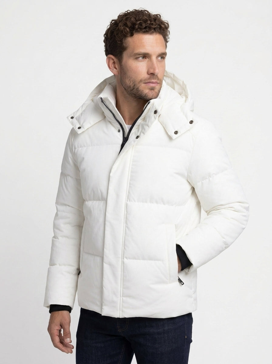 Koltee | Men's Hooded Padded Winter Coat Warm Casual Outerwear