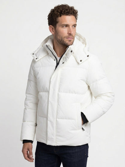 Koltee | Men's Hooded Padded Winter Coat Warm Casual Outerwear