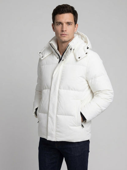 Koltee | Men's Hooded Padded Winter Coat Warm Casual Outerwear