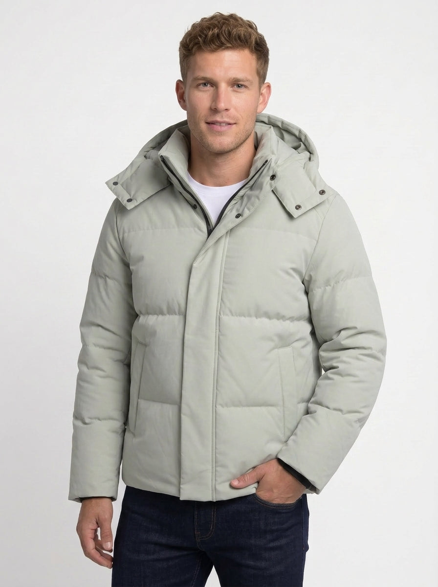 Koltee | Men's Hooded Padded Winter Coat Warm Casual Outerwear