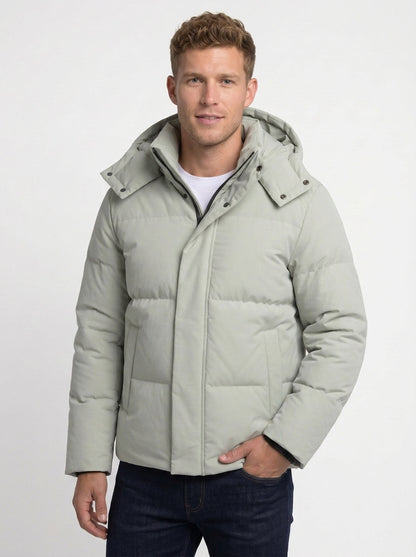 Koltee | Men's Hooded Padded Winter Coat Warm Casual Outerwear