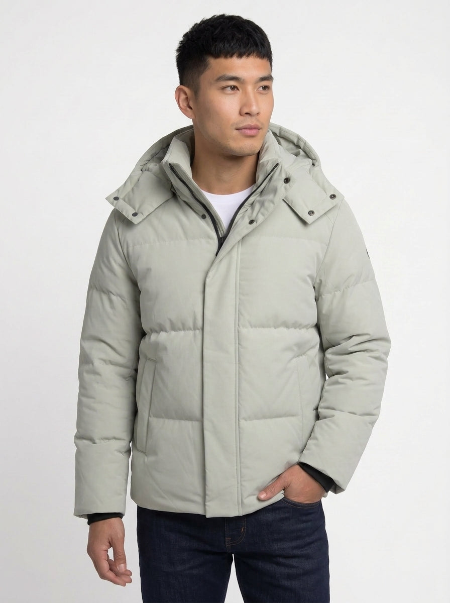 Koltee | Men's Hooded Padded Winter Coat Warm Casual Outerwear